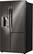 Left. LG - 21.7 Cu. Ft. Side-by-Side Door-in-Door Counter-Depth Smart Wi-Fi Enabled Refrigerator.