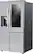 Left. LG - 26.1 Cu. Ft. Side-by-Side InstaView Door-in-Door Smart Wi-Fi Enabled Refrigerator - Stainless Steel.