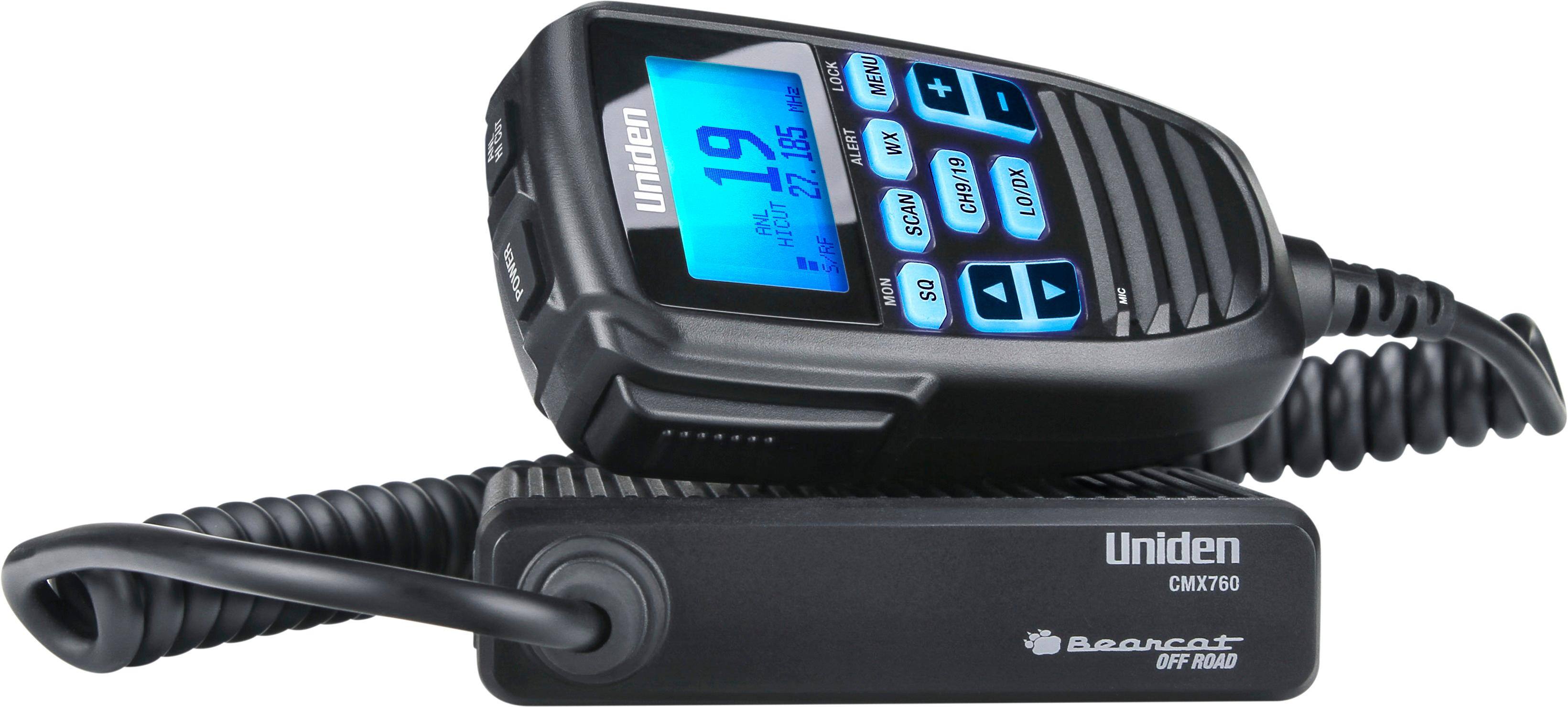 Angle. Uniden - 40-Channel CB radio - Black.