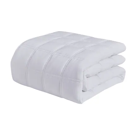 Front. Sweet Home Collection - Oversized All-Season Reversible Double Stitched Comforter, King - White.