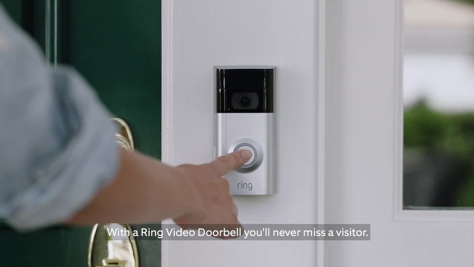 Best Buy: Ring Video Doorbell 2 Satin Nickel 8VR1S7-0EN0/88-0201-NC-USA