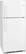 Angle. Frigidaire - 20.4 Cu. Ft. Top-Freezer Refrigerator - White.