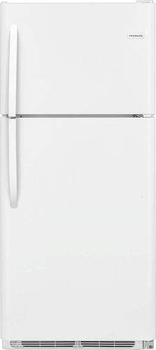 Frigidaire - 20.4 Cu. Ft. Top-Freezer Refrigerator - White - Larger Front