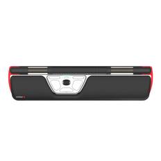 Front. Contour Design - RollerMouse Red Compact Wireless Mouse - Black.