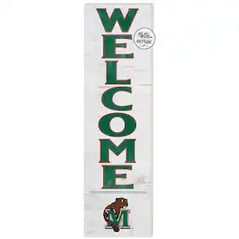 Jardine - Minot State Beavers 10'' x 35'' Indoor/Outdoor Welcome Sign - White