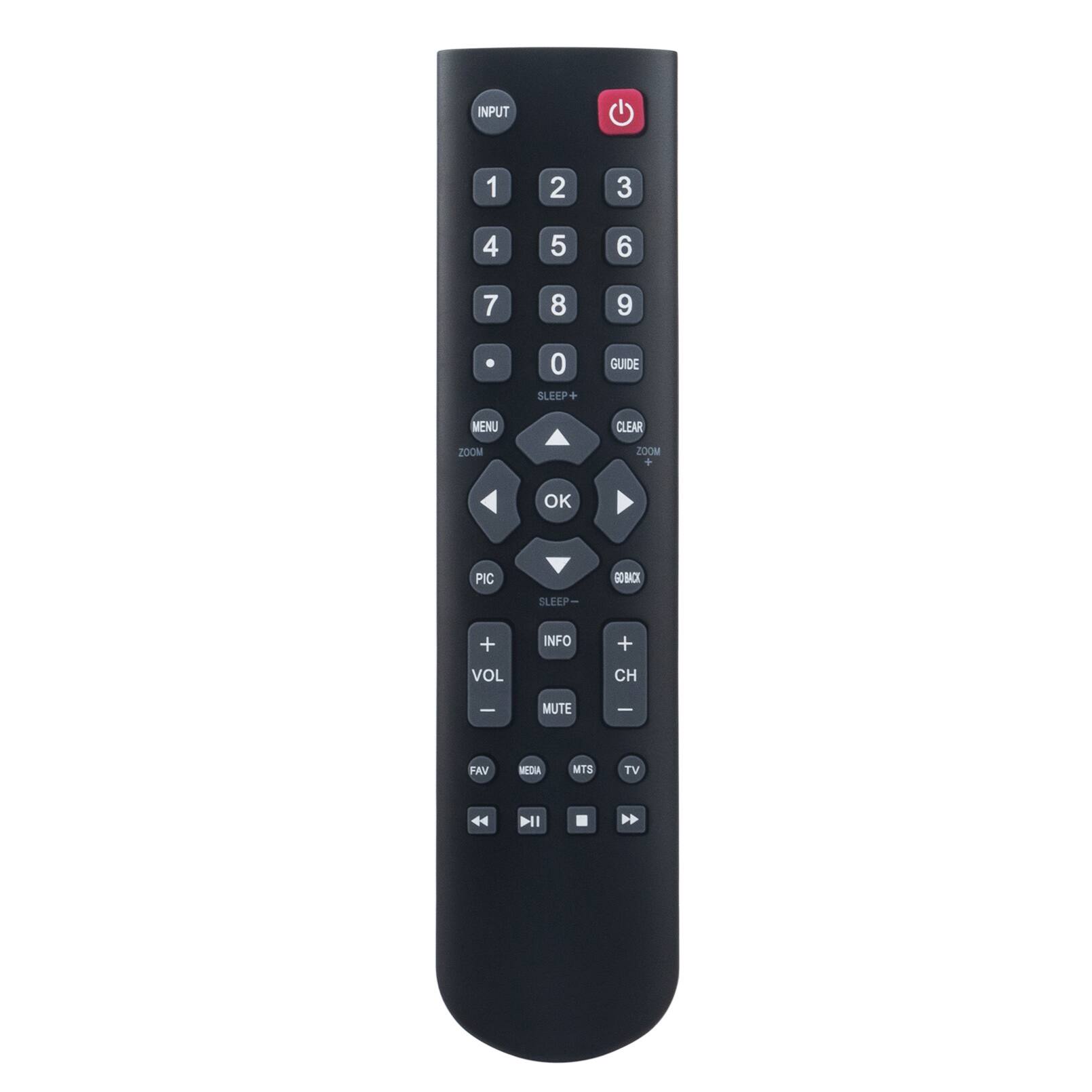 VINABTY - New RC2000N01 RC3000N01 RC2000N02 RC3000N02 Replaced Remote Control Fits for TCL TV - Black
