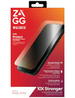 ZAGG - Invisible Shield XTR3 Protect For iphone 15 Pro - Clear