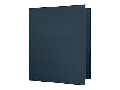 Front. Oxford - Oxford Twin Portfolio Folders, Dark Blue, 25/Box (OXF 57538) - Dark Blue.