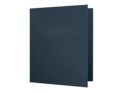 Front. Oxford - Oxford Twin Portfolio Folders, Dark Blue, 25/Box (OXF 57538) - Dark Blue.