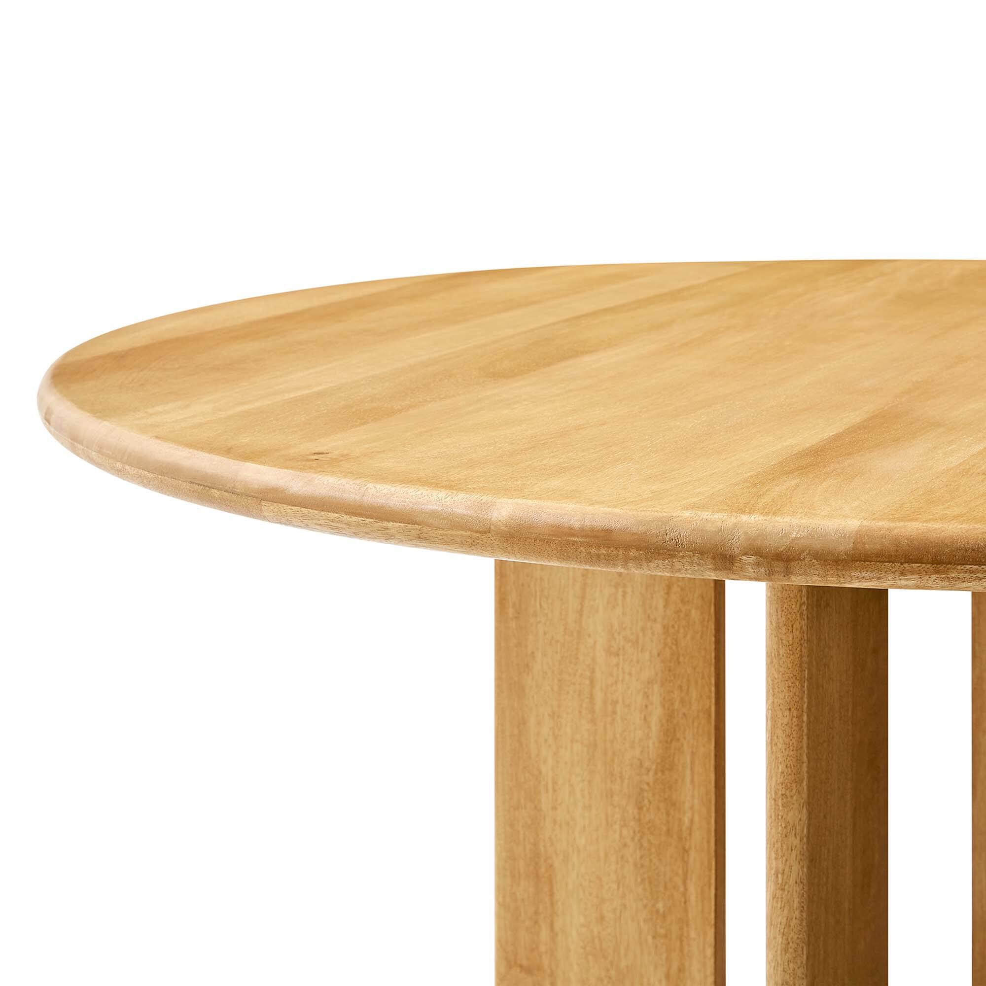 Alt View 6. Modway - Rivian Round 48" Wood Dining Table - Brown.