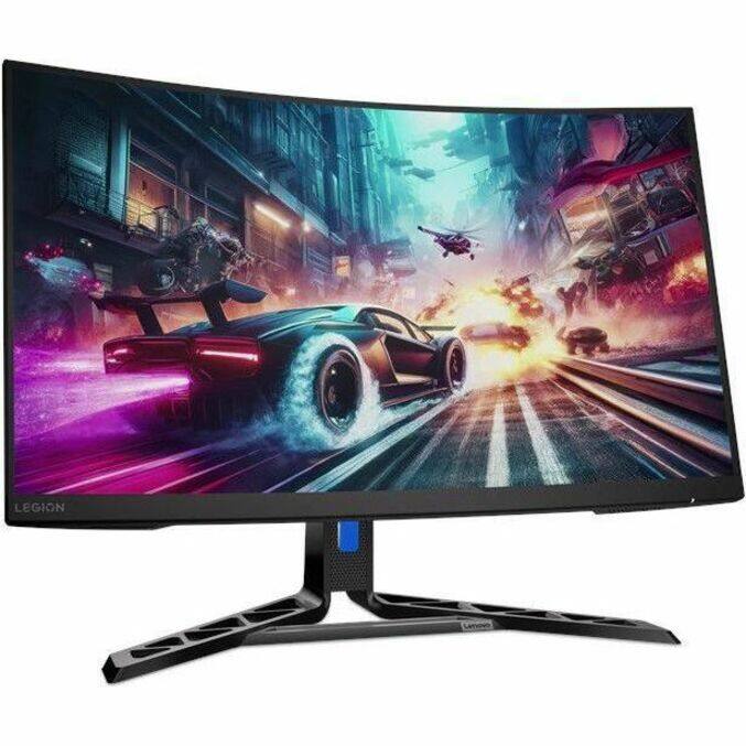 Alt View 5. Lenovo - Lenovo Legion R32qc-30 32" Class WQHD Curved Screen Gaming LED Monitor - 16:9 - Raven Black - 31.5" Viewable - Vertical - Black.