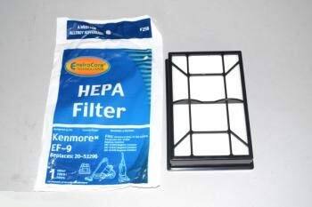 Sure, here is the corrected and grouped text:

- **HEPA Filter**
- **Kenmore EF-9**
- **Replaces: 20-51296**
- **1**