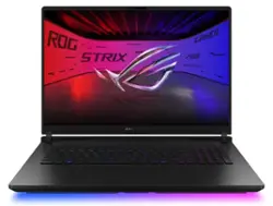 ASUS - ROG Strix SCAR 18" 2.5K 240Hz Gaming Laptop - Intel Core Ultra 9 HX with 32GB - NVIDIA GeForce RTX 5080 - 2TB SSD - Off Black - Front_Zoom