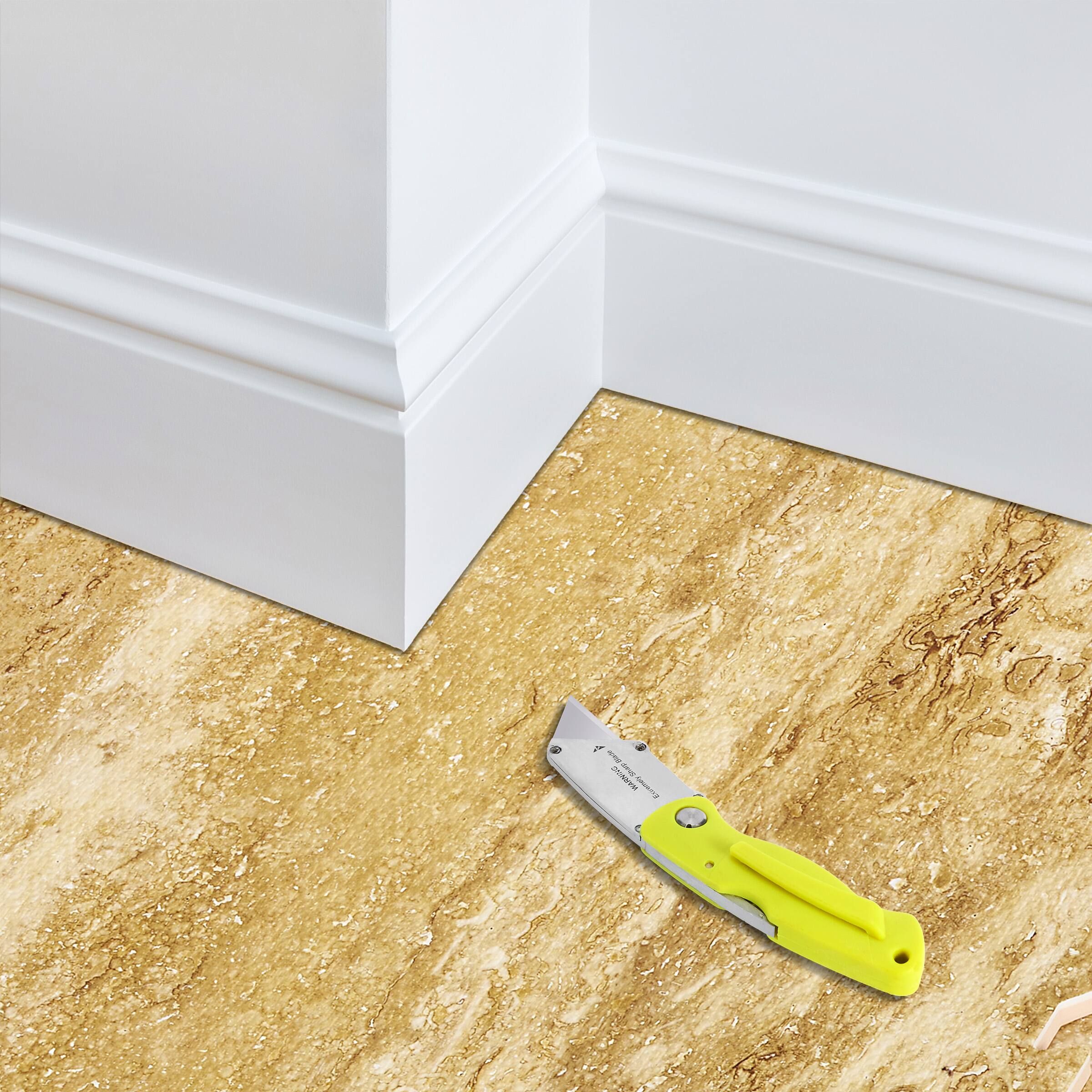 Alt View 4. Sorbus - Sorbus 80 Sq. Ft. Wood Grain Floor Tiles Foam Mat EVA Interlocking Mats Tile 3/8-Inch Thick Flooring Wood Mats w/Borders - Brown Marble.
