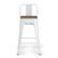 Alt View 11. Simpli Home - Rayne Metal and Wood Counter Height Stool (Set of 4) - White.