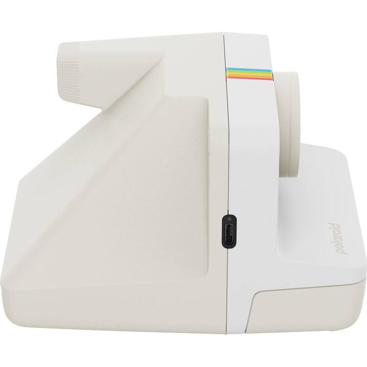 Back. Polaroid - Polaroid Now Generation 3 i-Type Instant Camera in Pebble White Bundle - Pebble White.