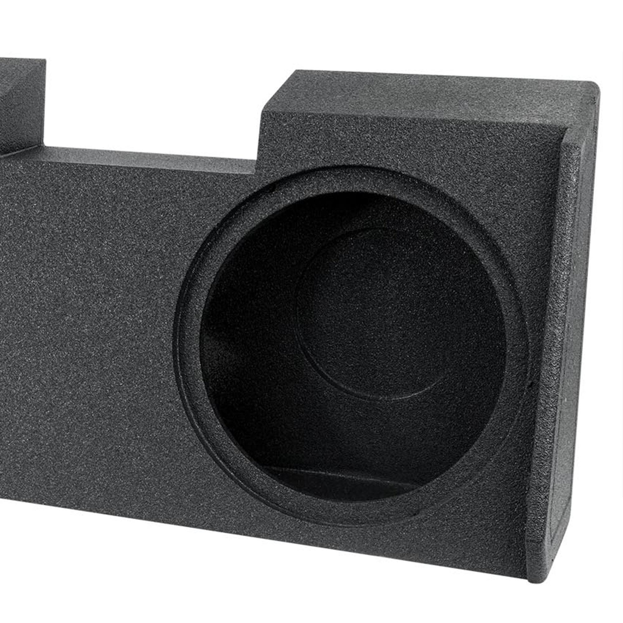 Alt View 2. QPower - QPower Dual 12" Sub Box - Chevy Silverado & GMC Sierra Crew & Double Cab 19-25 - Black.