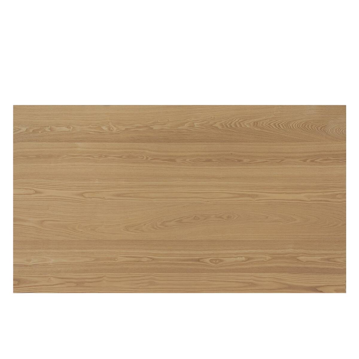 Alt View 1. Loheer - Loheer 63 inch Farmhouse Dining Table, Natural Wood Rectangular Table Seats Six - Natural.