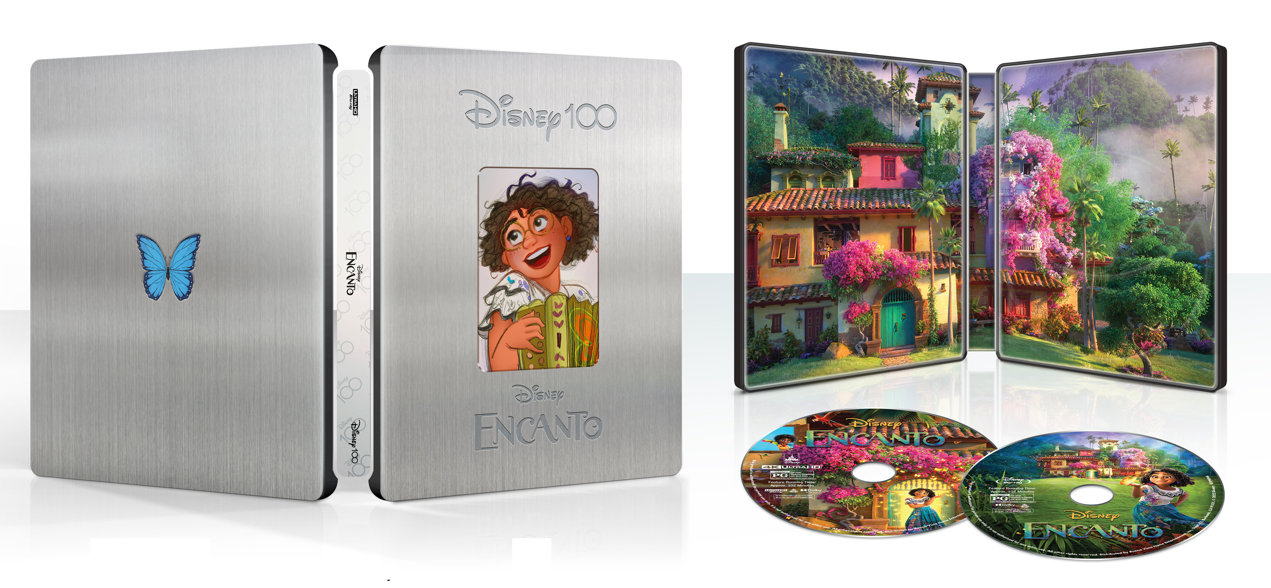 Encanto (Blu-ray Steelbook) Brand New & Sealed