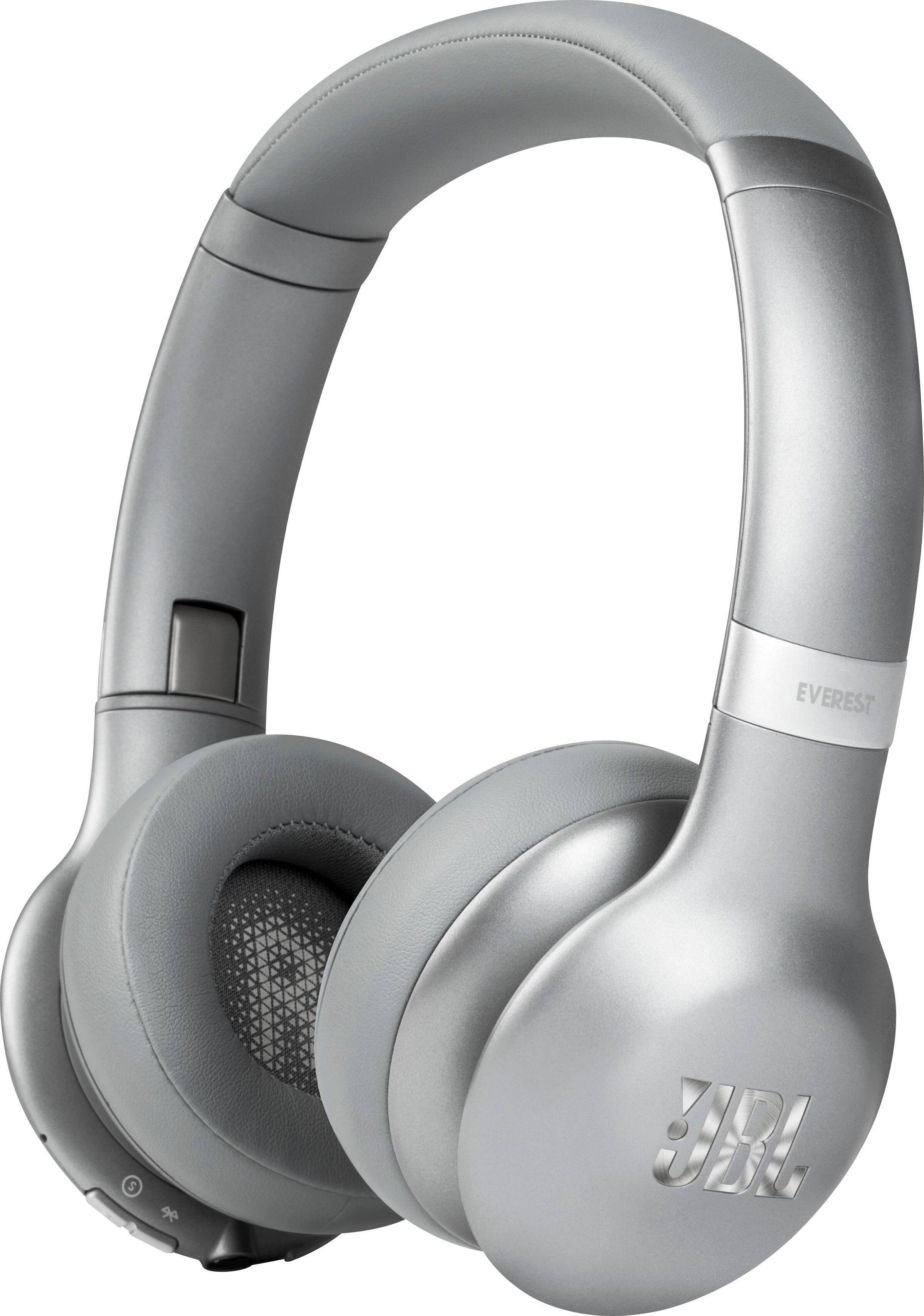 Angle. JBL - Everest 310 Wireless On-Ear Headphones - Mountain Silver.
