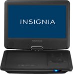 Front Zoom. Insignia™ - 10" Portable DVD Player with Swivel Screen - Black.