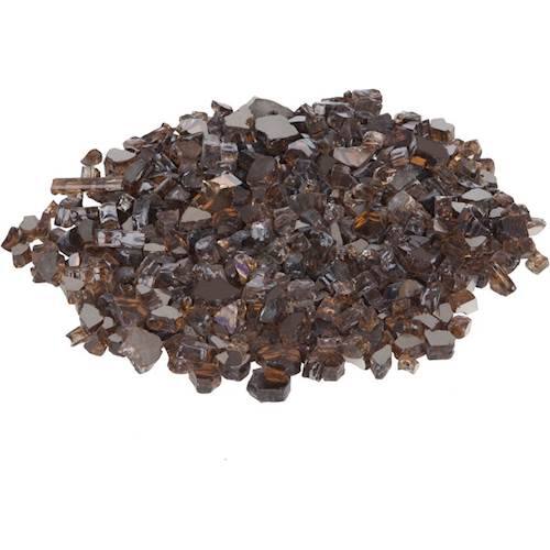 Fire Sense - Reflective Fire Glass Filler - Burnt Bronze