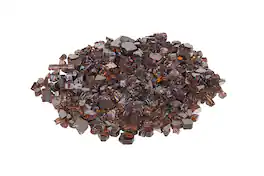 Fire Sense - Premium Sparkling Reflective Tempered Fire Glass for Outdoor Fireplace Gas or Propane Fire Pits - Brown