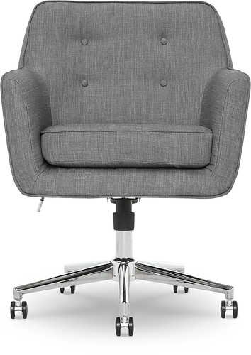 Serta - Ashland 5-Pointed Star Memory Foam Office Chair - Gray was $248.99 now $198.99 (20.0% off)
