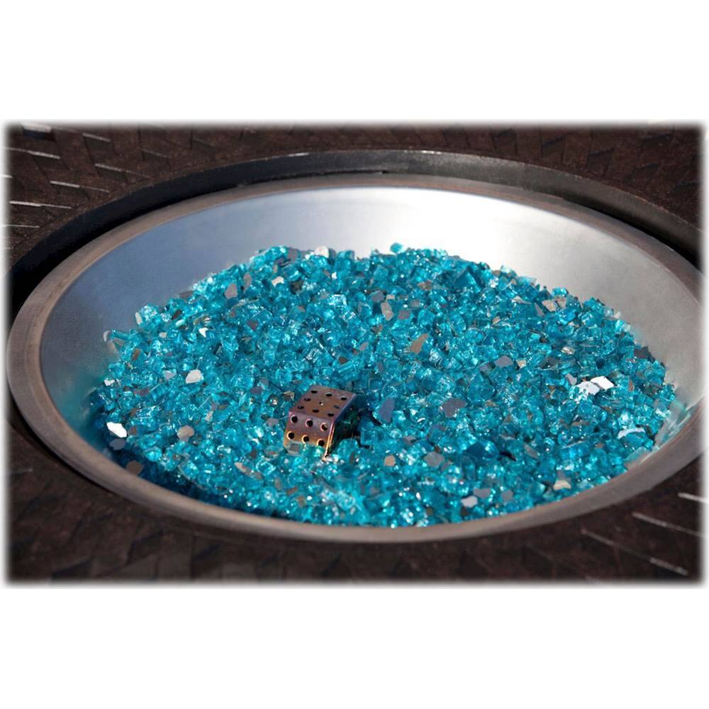 Alt View 12. Fire Sense - Reflective Fire Glass Filler - Bahama Blue.