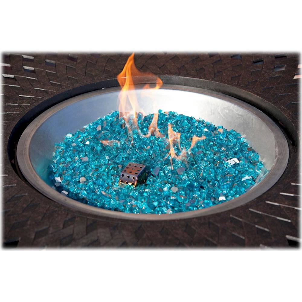Alt View 13. Fire Sense - Reflective Fire Glass Filler - Bahama Blue.