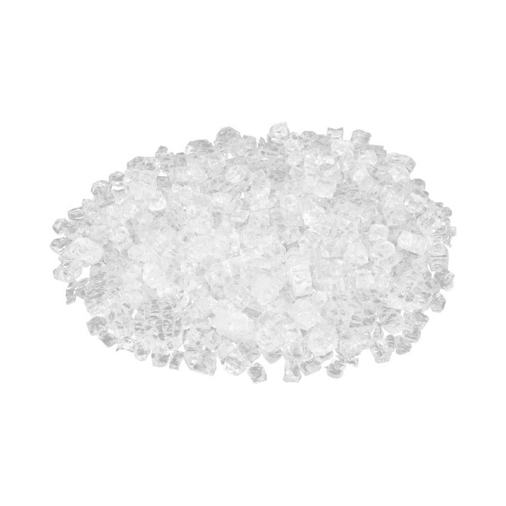 Front. Fire Sense - Reflective Fire Glass Filler - Crystal Clear.