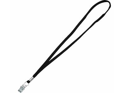 Advantus - Metal Metal Clip Lanyard, 100/Box (97128) - Black price history on PriceWatchPro