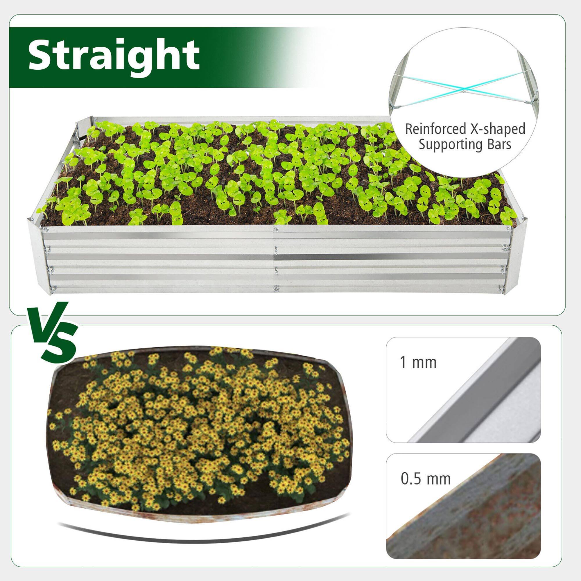 Straight Reinforced X-shaped Supporting Bars - VS 1 mm 0.5 mm