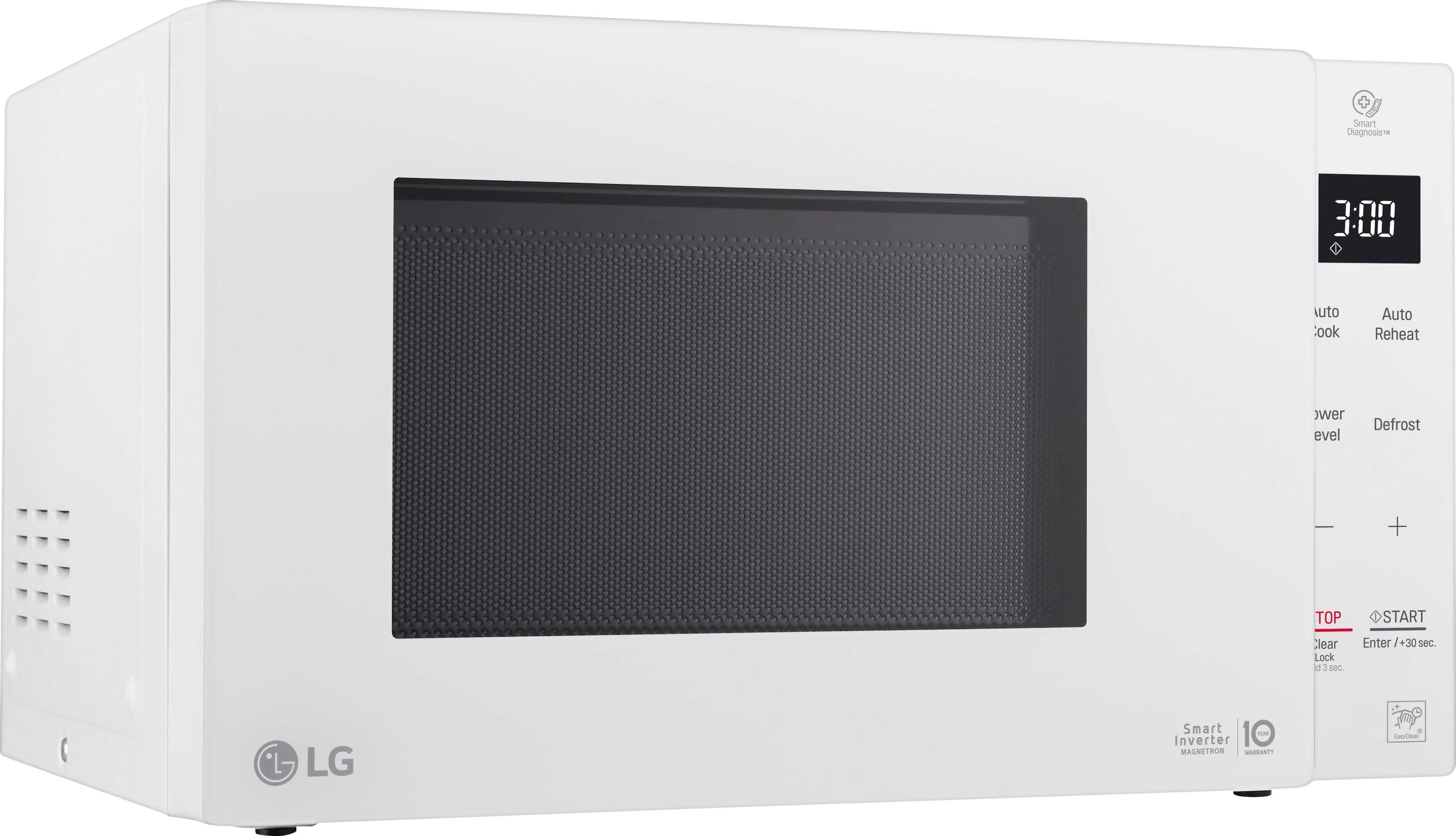 Best Buy LG NeoChef 0.9 Cu. Ft. Compact Microwave Smooth white LMC0975SW