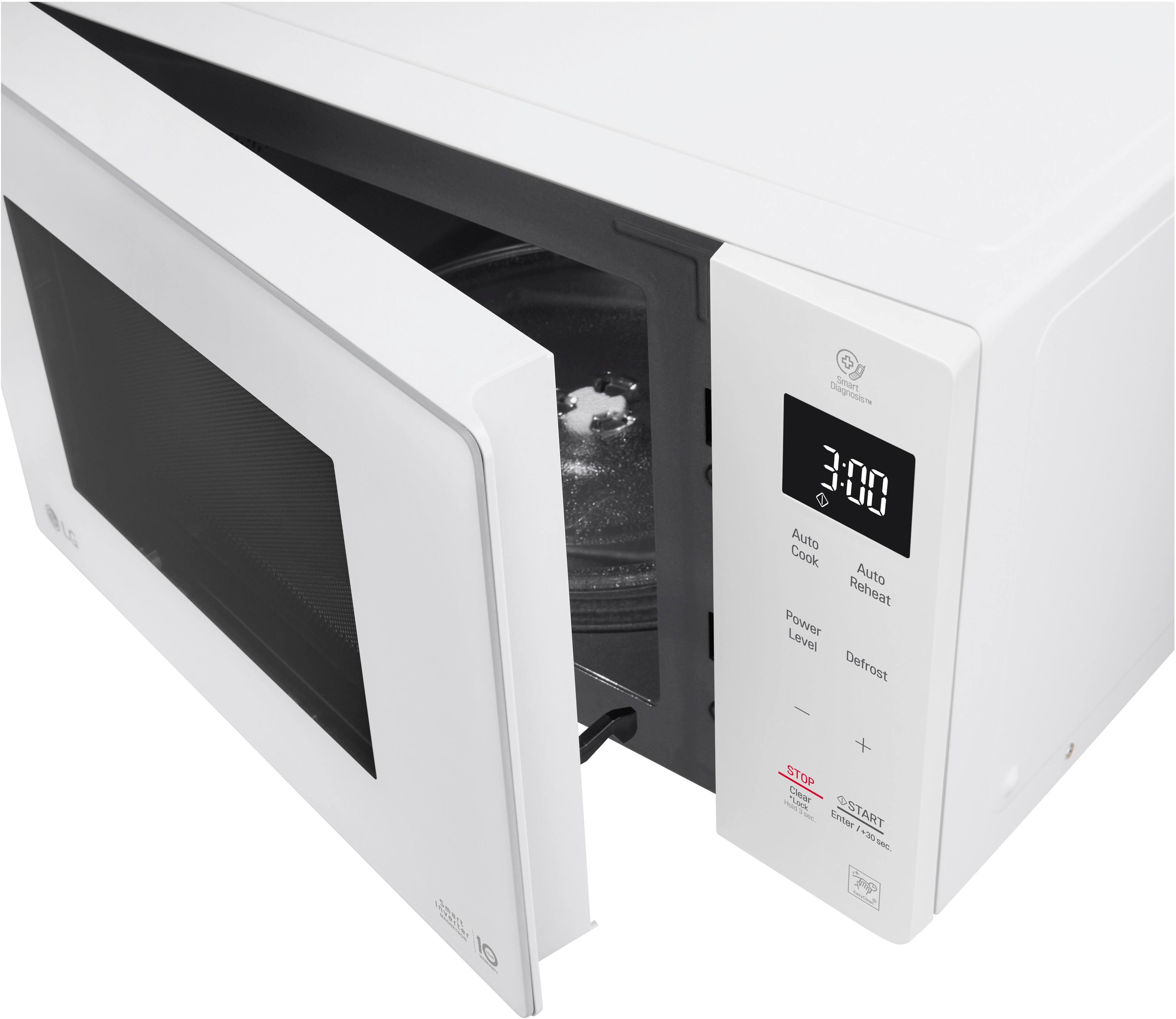 Best Buy LG NeoChef 0.9 Cu. Ft. Compact Microwave Smooth white LMC0975SW