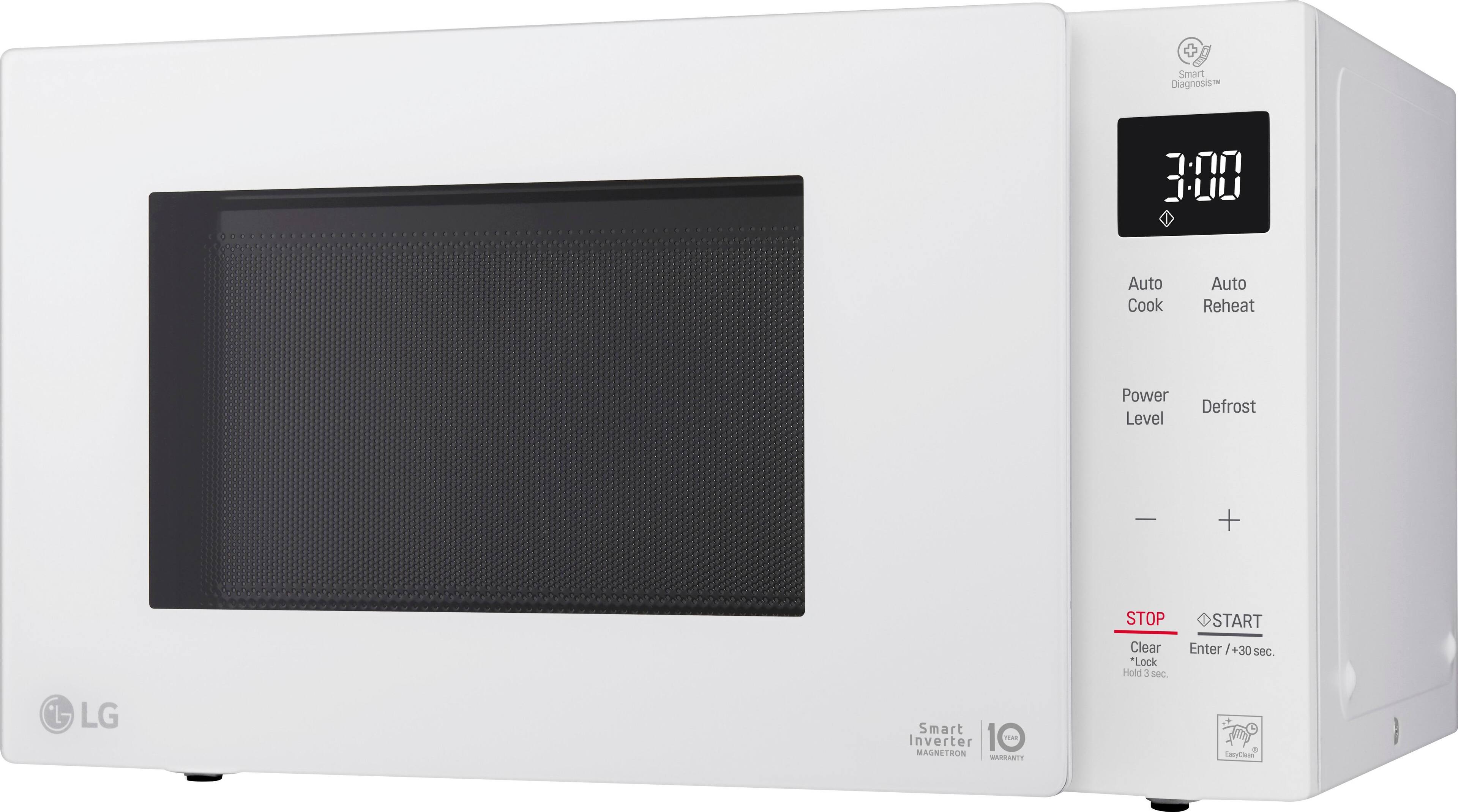 Best Buy LG NeoChef 0.9 Cu. Ft. Compact Microwave Smooth white LMC0975SW