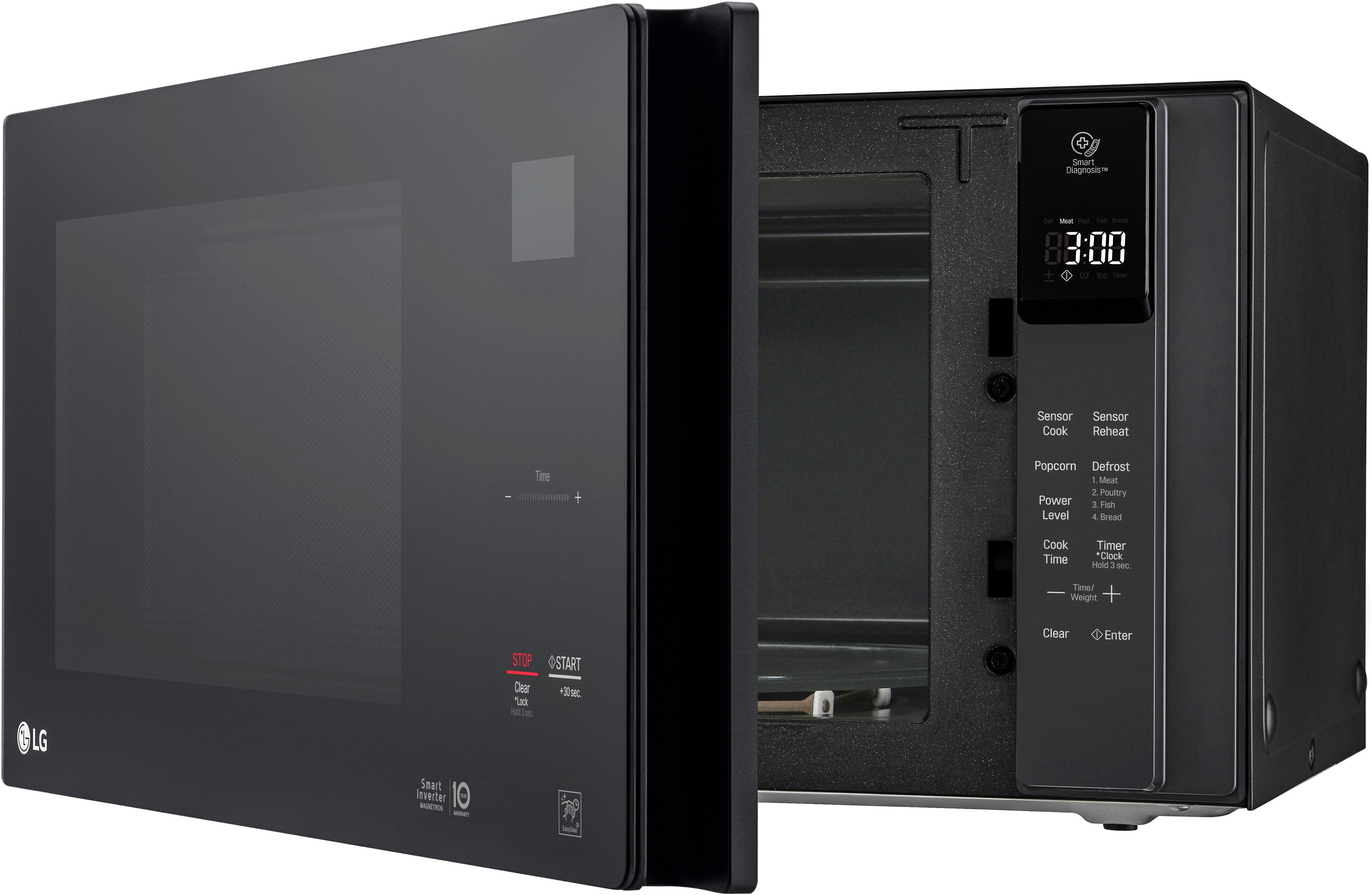 LG NeoChef 1.5 Cu. Ft. Mid-Size Microwave Smooth black LMC1575SB - Best Buy