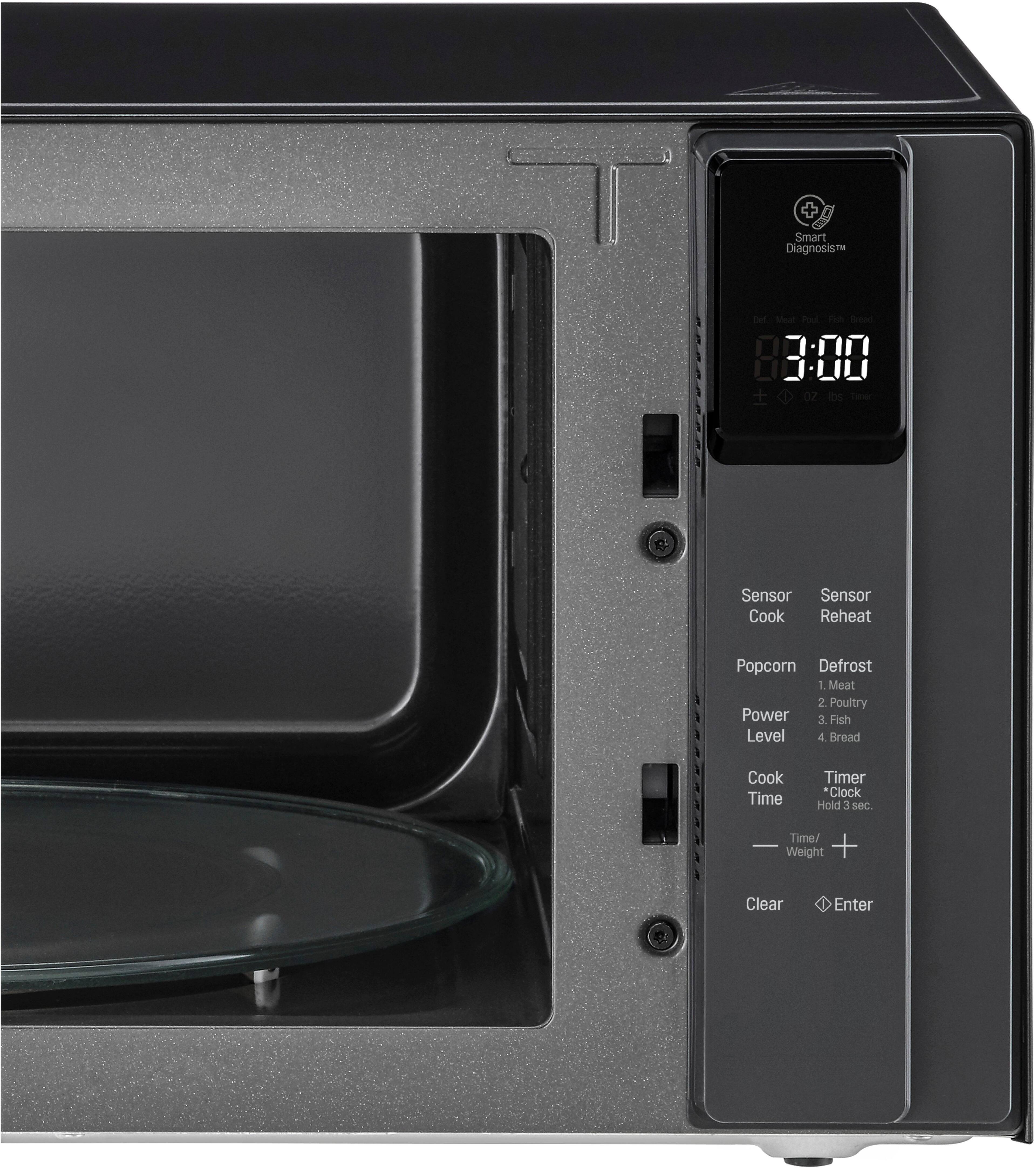 Best Buy LG NeoChef 1.5 Cu. Ft. MidSize Microwave Smooth black LMC1575SB