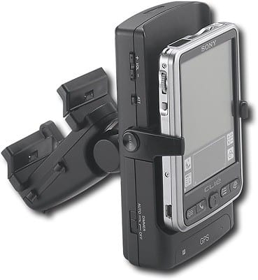 Angle Standard. Sony - CLIÉ GPS Car Cradle.
