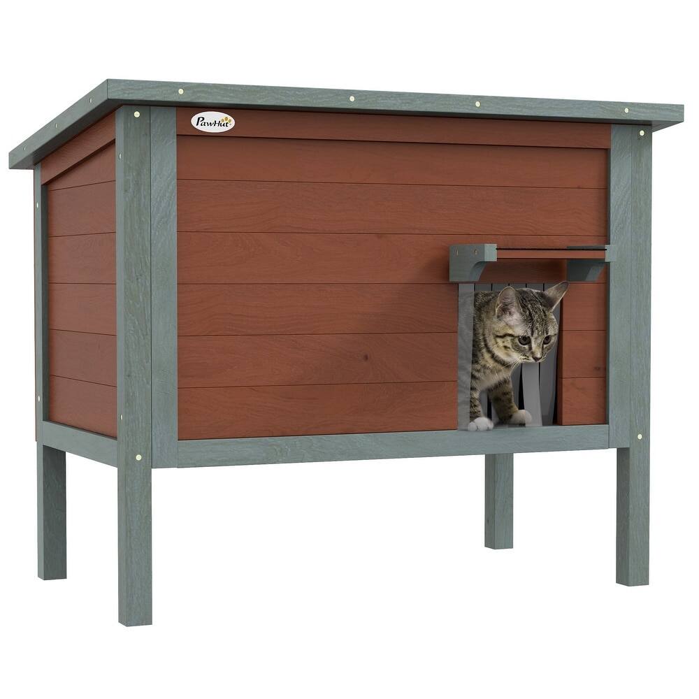 Front. Ficcuss Pets - All-Around Foam Insulated Cat Shelter.