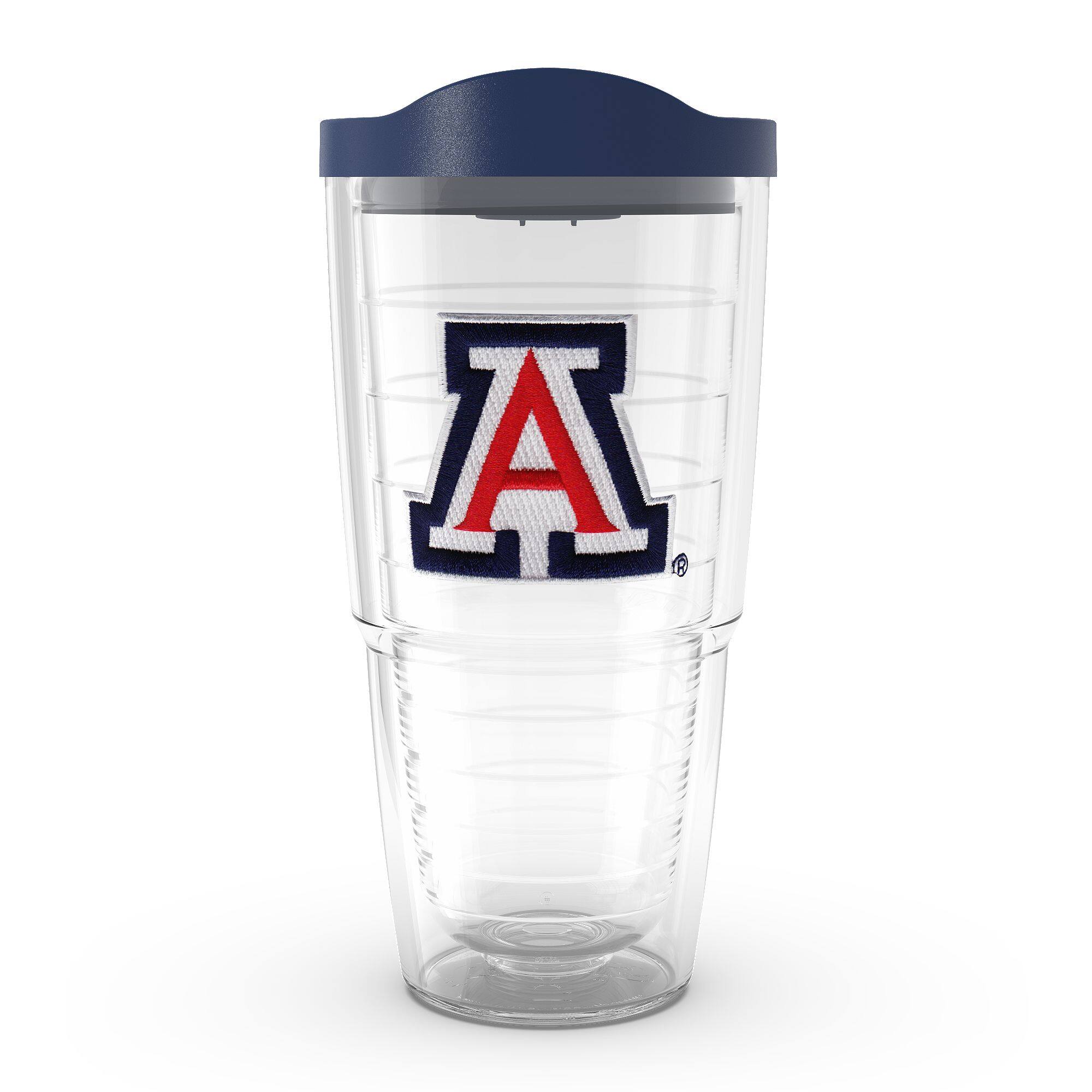 Front. Tervis - Arizona Wildcats 24oz. Emblem Classic Tumbler - Multicolor.