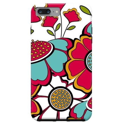 ArtsCase - StrongFit Designers Case for Apple® iPhone® 7 Plus - White/red/orange/green - Larger Front