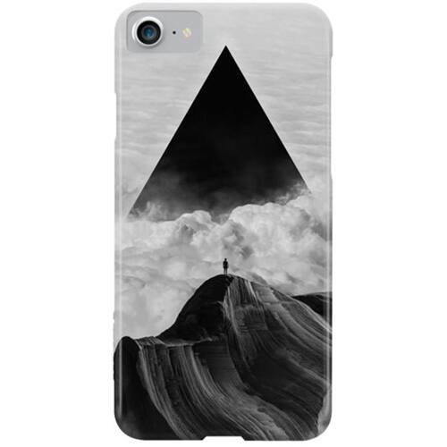 ArtsCase - SlimFit Designers Case for Apple® iPhone® 7 - White/gray/black - Larger Front