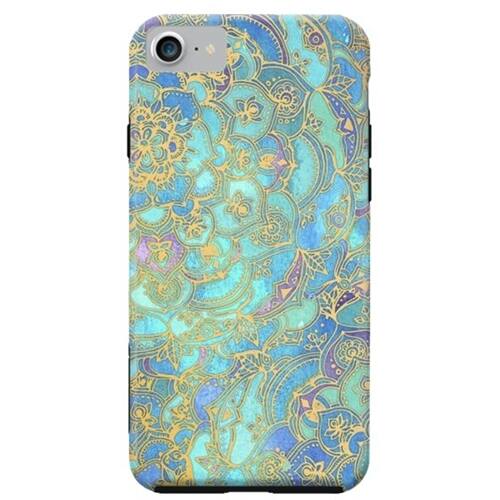 ArtsCase - StrongFit Designers Case for Apple® iPhone® 7 - Yellow/green/blue - Larger Front