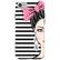 Front. ArtsCase - StrongFit Designers Case for Apple® iPhone® 7 - White/pink/black.