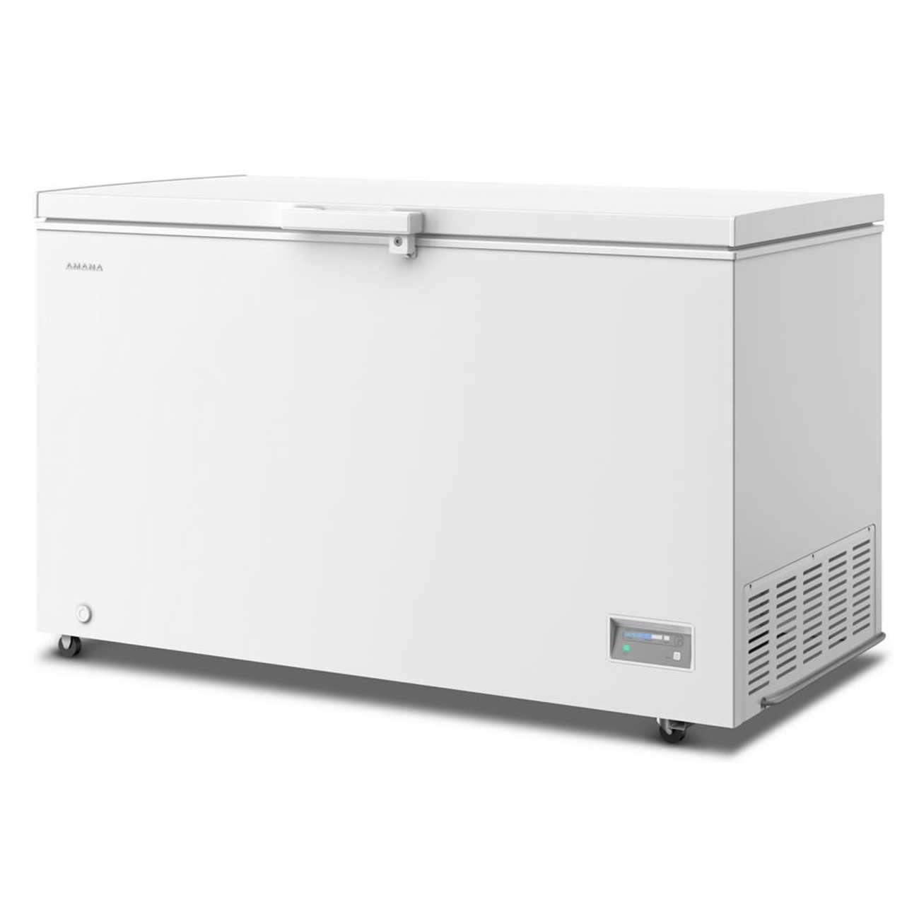Left. Amana - Amana - Amana® 16 Cu. Ft. Chest Freezer with Up-Front Temperature Control System - White.