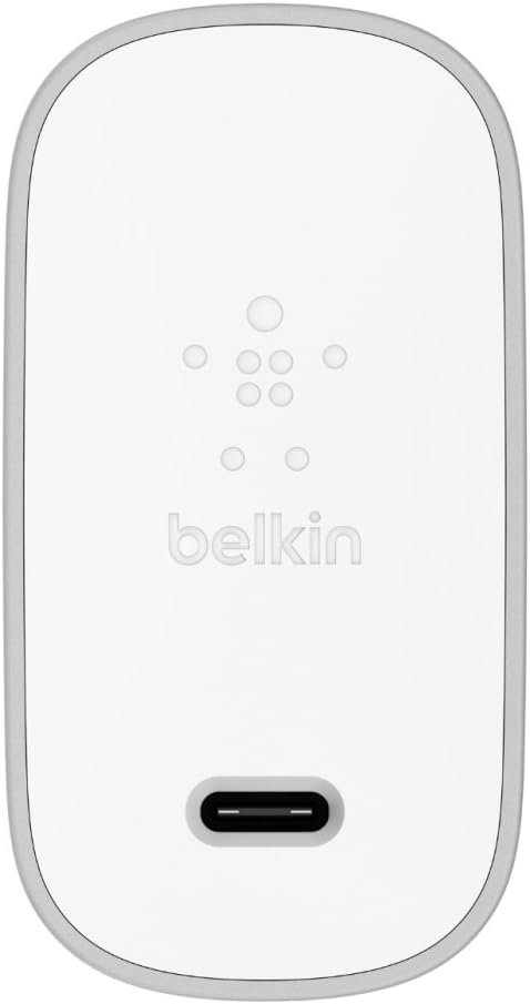 Angle. Belkin - Belkin USB-C Home + Car Charge Kit White - White.
