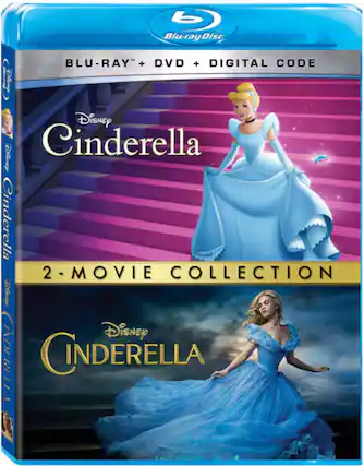 Front. Cinderella (1950) / Cinderella (2015) - BLU-RAY.