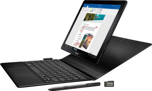 Samsung - Galaxy Book - 12" - 128GB - Black - Angle