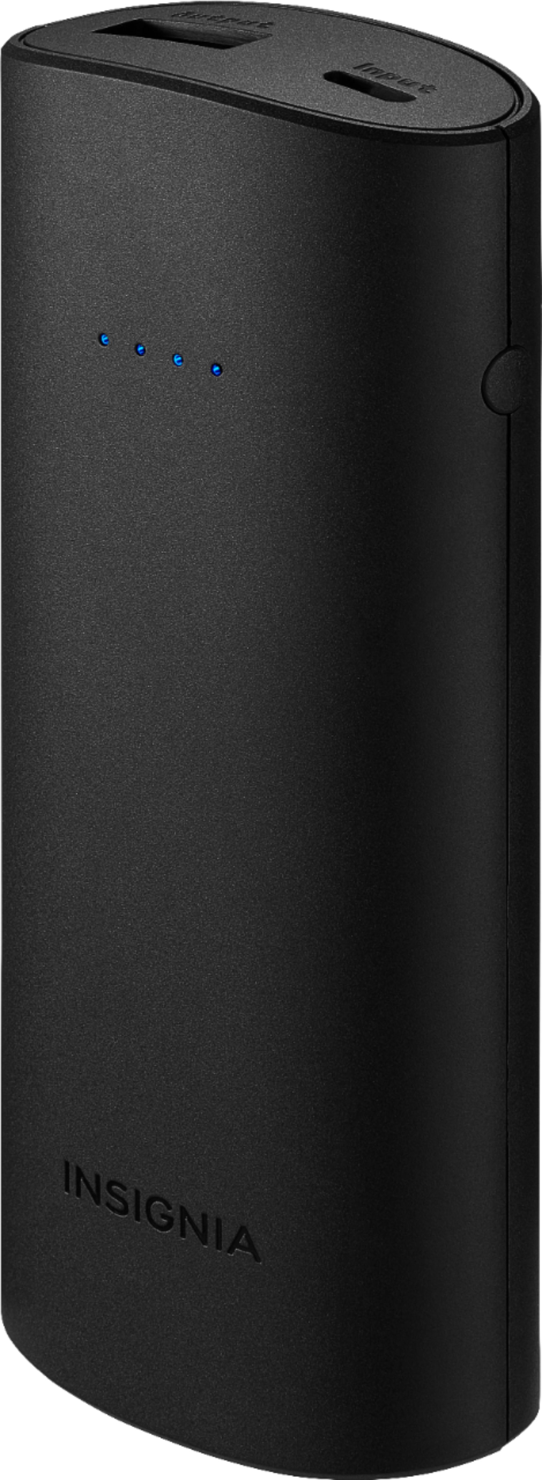 Best Buy: Insignia™ 5,200 mAh Portable Compact Charger for Most USB-Enabled  Devices Black NS-MB5202B